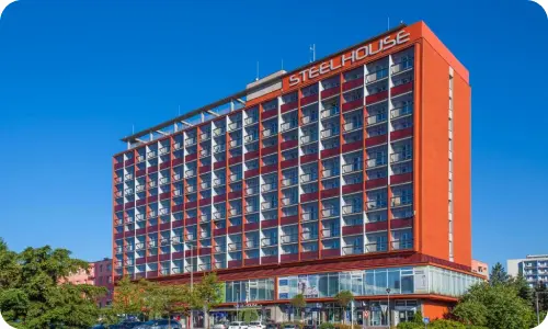 Budova Steelhouse v Třinci, sídlo kanceláře Patos Art